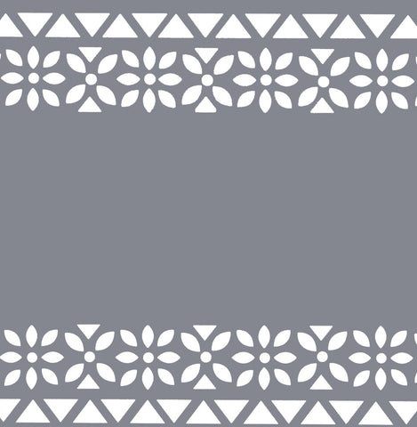 Rajasthan Border Stencil #11