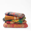 Vintage Hand-sewn Sari Quilts